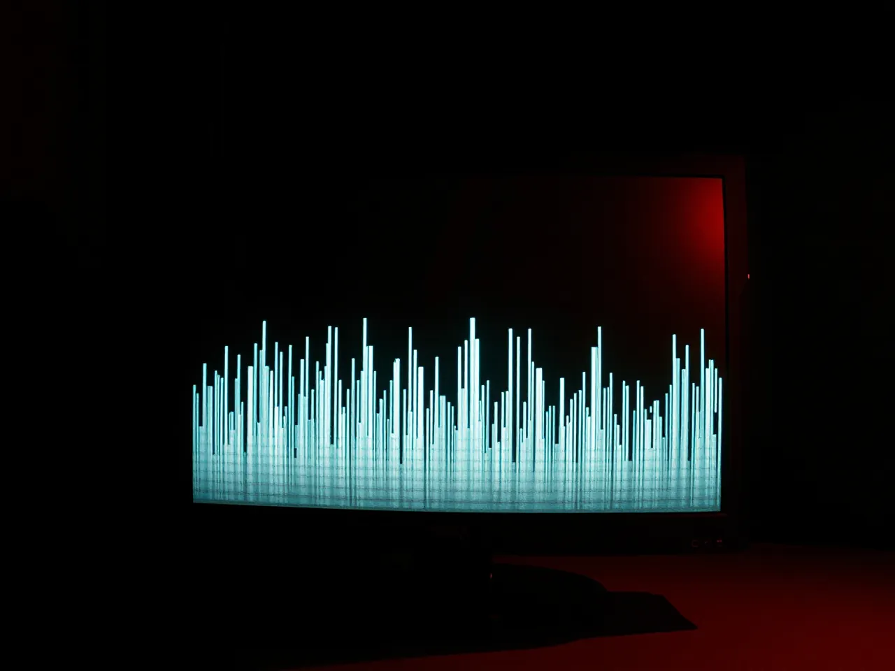 Static noise on a screen